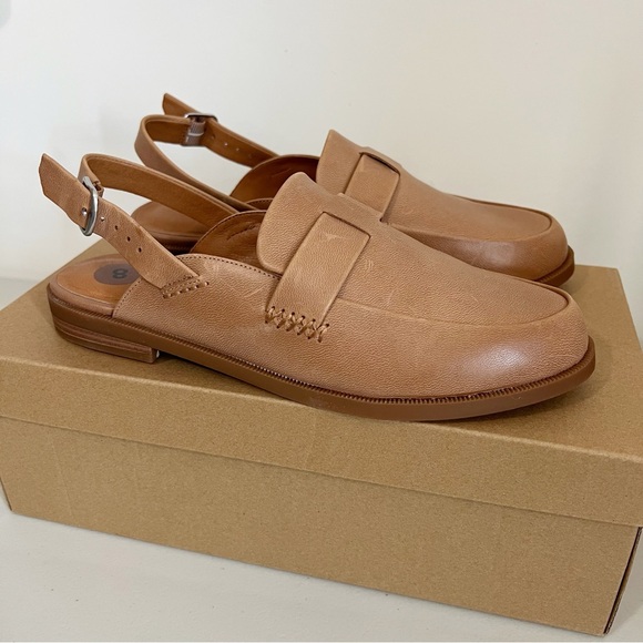 Lucky Brand Shoes - Lucky Brand Tan Latte Sling Back Loafers "Summer Haze" Size 8